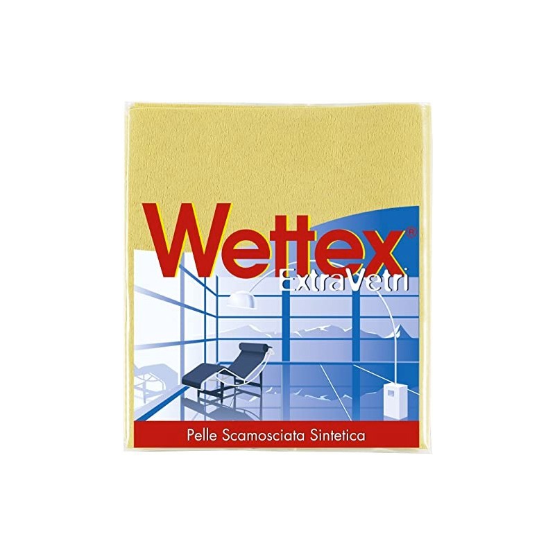 VILEDA - Wettex Extra Vetri - Panno In Pelle Scamosciata Sintetica