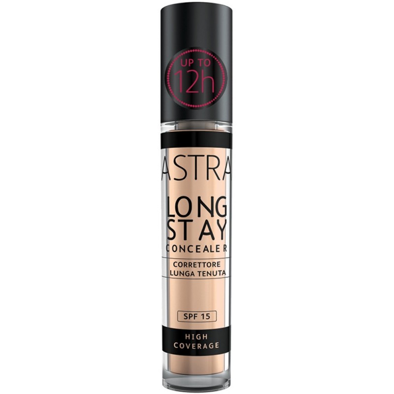 ASTRA Long Stay Concealer - Correttore Lunga Tenuta n.01 ivory