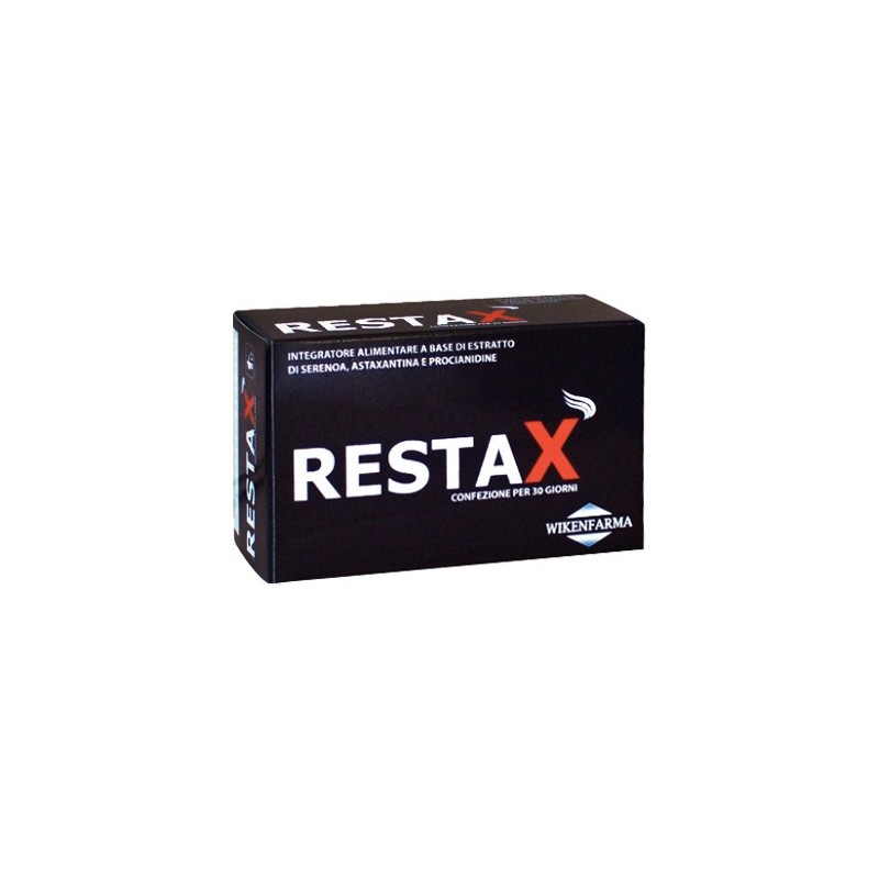 WIKENFARMA - RestaX - integratore alimentare per capelli - 30 softgel + 30 capsule
