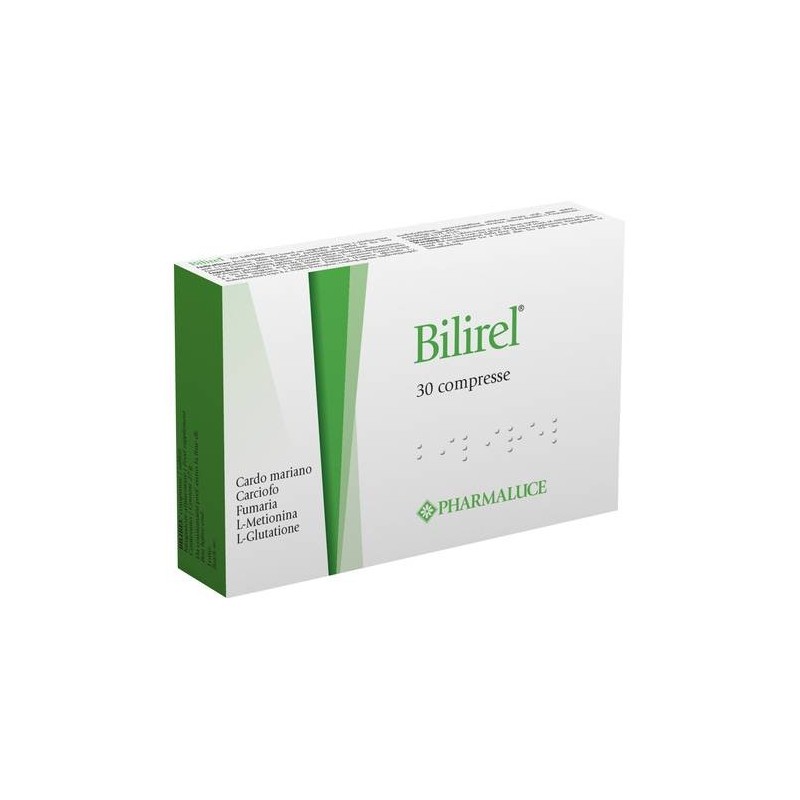 PHARMALUCE Bilirel 900 mg - integratore per insufficienza biliare - 30 compresse