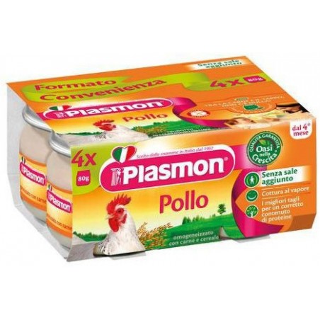 Nipiol Omogeneizzato Pesce Pollo Offerta 12 Vasetti 80gr PLASMON