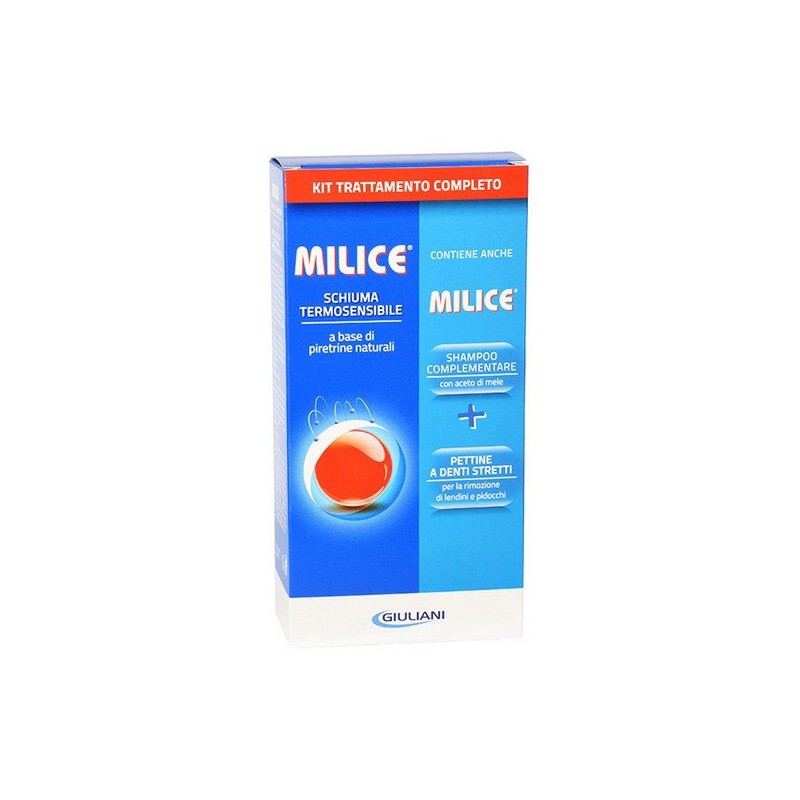 GIULIANI - milice multipack - trattamento anti pidocchi schiuma + shampoo