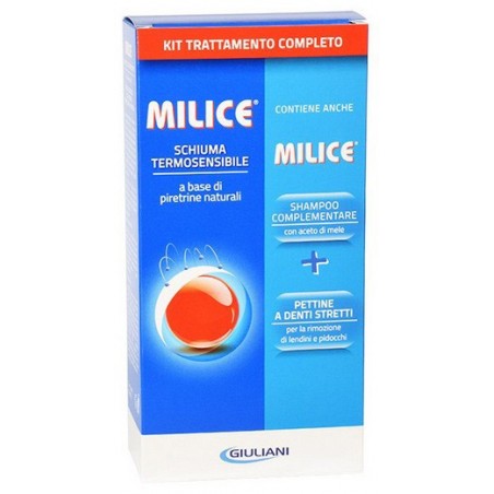 GIULIANI - milice multipack - trattamento anti pidocchi schiuma + shampoo