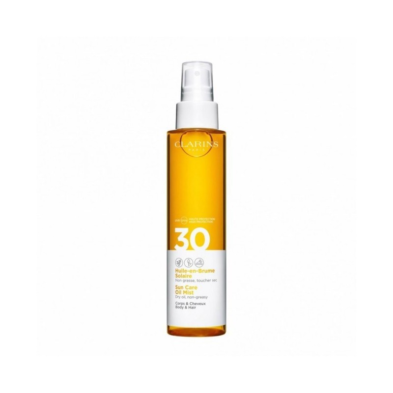 CLARINS - Huile-en-Brume Solaire - Olio Solare Spray SPF30 corpo e capelli 150 ml