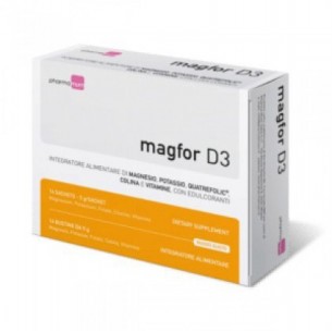 Magfor D3 14 Bustine - Integratore alimentare di Vitamine e Minerali
