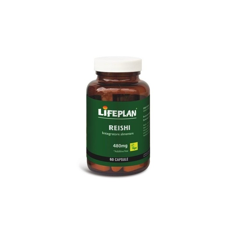 LIFEPLAN Reishi 60 Capsule - Integratore alimentare ad azione immunostimolante