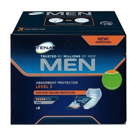 TENA - Men livello 3 - 8 assorbenti per uomo