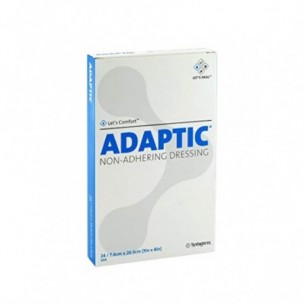 Adaptic Med - 10 Medicazioni non aderenti 7,6 x 20,3 cm