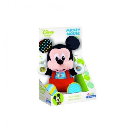 Clementoni Disney Baby Mickey Anello Mordicchioso - Gioco Dentizione E Massaggia  Gengive per Bambini Neonati da 0+ Mesi - 17343