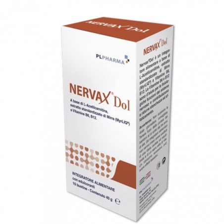 PL PHARMA - Nervax Dol 10 Bustine - Integratore per il sistema nervoso