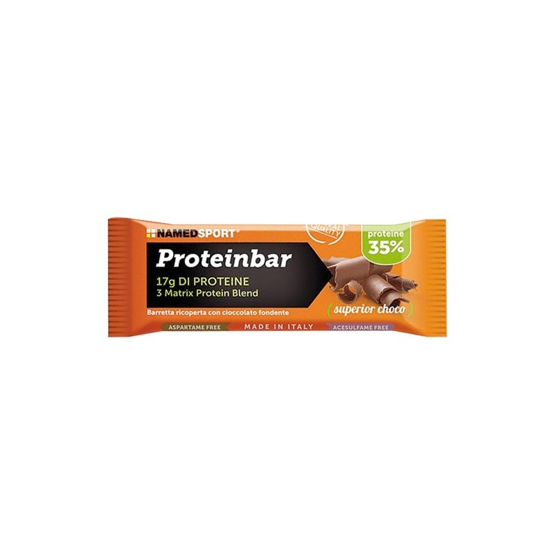 NAMED Proteinbar 35% gusto Superior Choco - Barretta proteica da 50 g