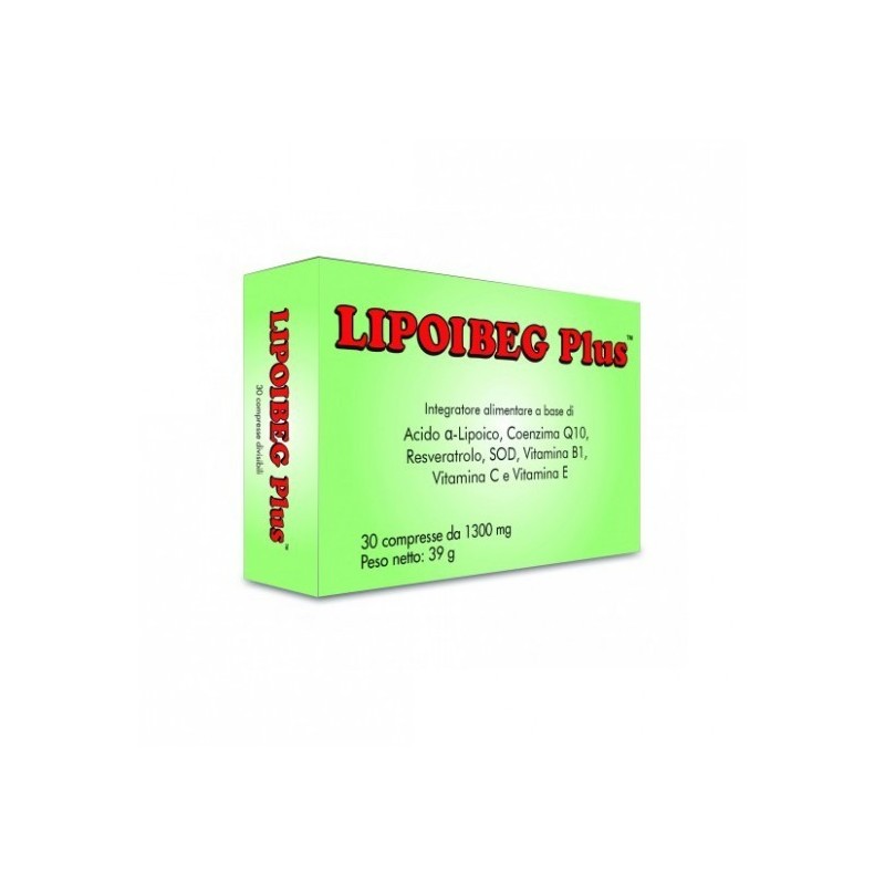 INTERFARMAC - Lipoibeg Plus 30 Compresse - Integratore antiossidante