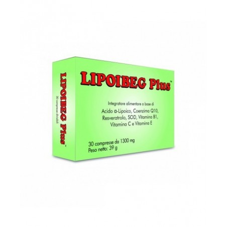 INTERFARMAC - Lipoibeg Plus 30 Compresse - Integratore antiossidante