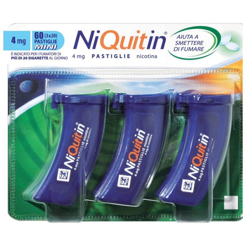 Niquitin Mini 60 Pastiglie 1,5mg - Farmaco Per Smettere Di Fumare