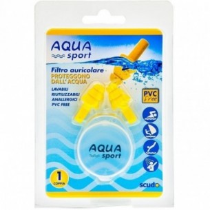 Scudo Aquasport - 2 filtri auricolari per adulti