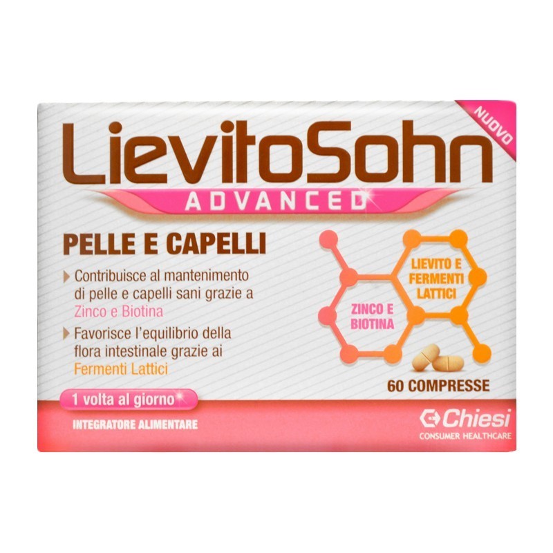 CHIESI - Lievito Sohn Advanced 60 Compresse - Integratore Per Pelle E  Capelli