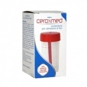 Ceroxmed - Contenitore per campione di feci da 60 ml