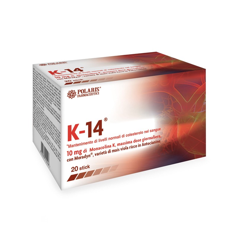 POLARIS FARMACEUTICI - K-14 - Integratore per il colesterolo 20 Stick