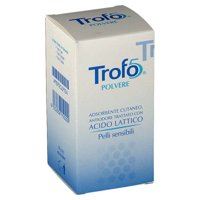 UNIDERM FARMACEUTICI trofo-5 polvere adsorbente e antiodore per pelli sensibili