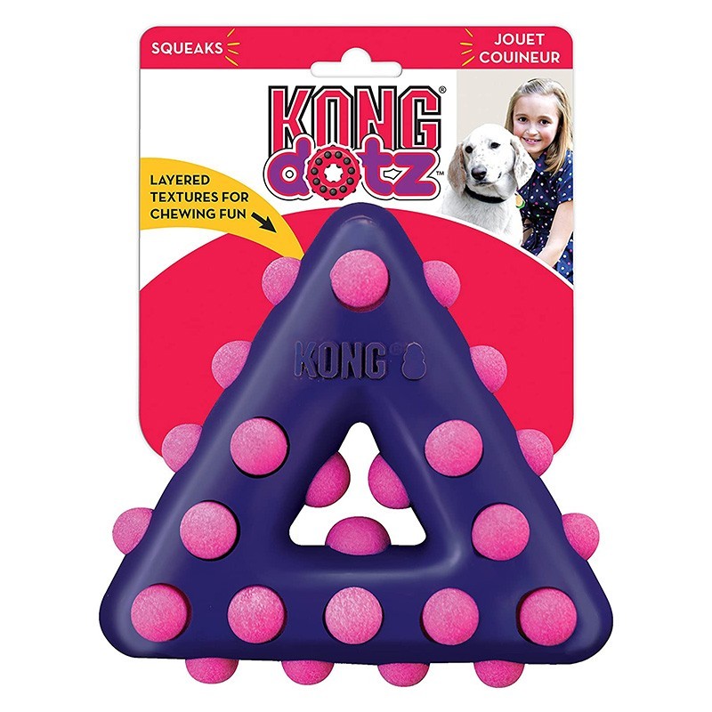 KONG Dotz Triangle - toy for dogs size Small
