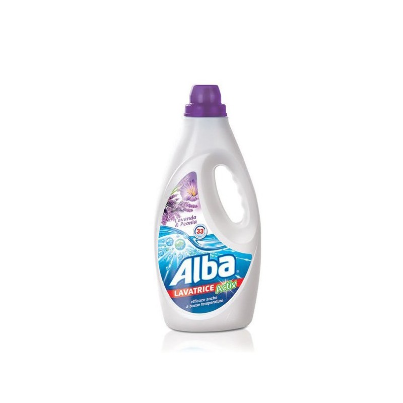 ALBA - Lavanda & Peonia - Detersivo Per Lavatrice 33 Lavaggi 1850 Ml