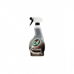 Cif Ultra Acciaio, Sgrassatore Cucina e Bagno, Formato 500 ml, Con