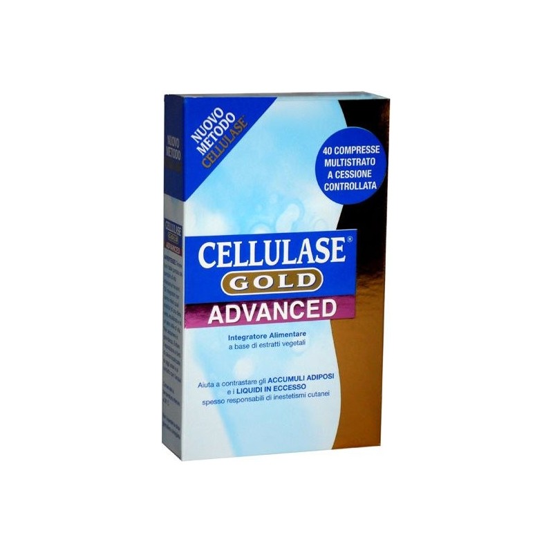 CHEFARO PHARMA - Cellulase Gold Advance - Integratore Alimentare Anticellulite 40 Capsule
