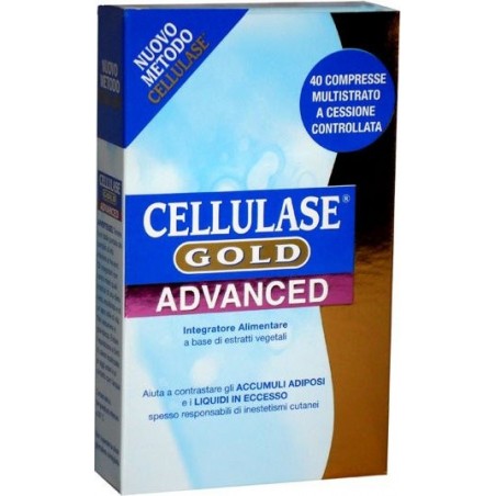 CHEFARO PHARMA - Cellulase Gold Advance - Integratore Alimentare Anticellulite 40 Capsule