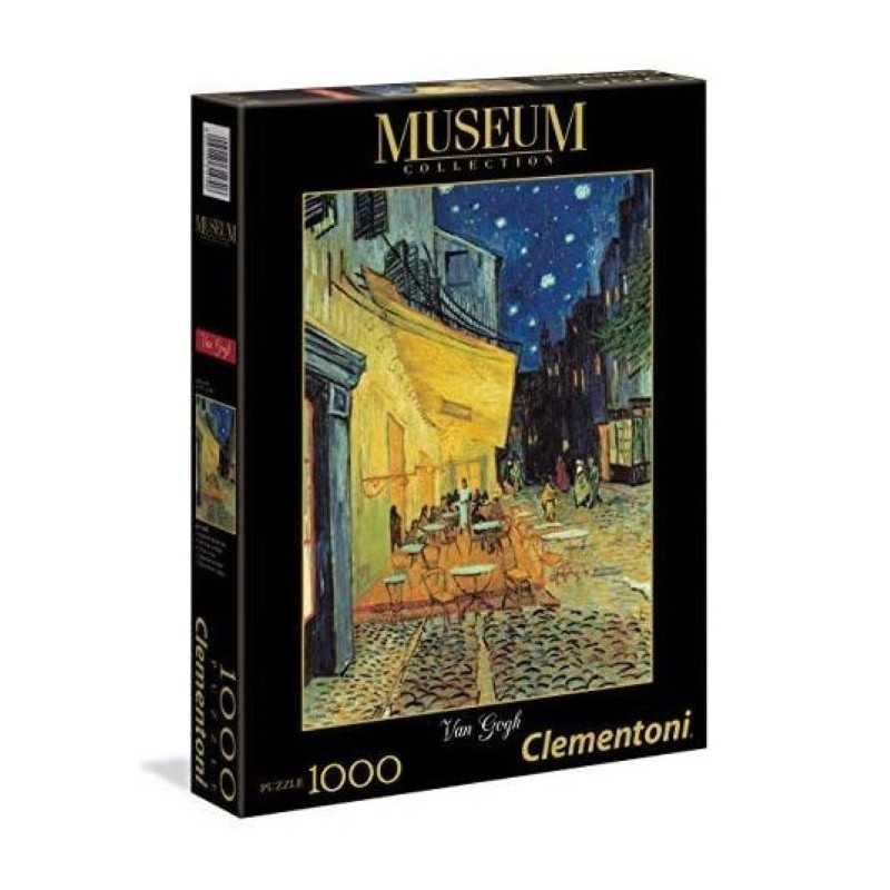CLEMENTONI Museum Collection - Puzzle 1000 Van Gogh Esterno di Caffè di Notte