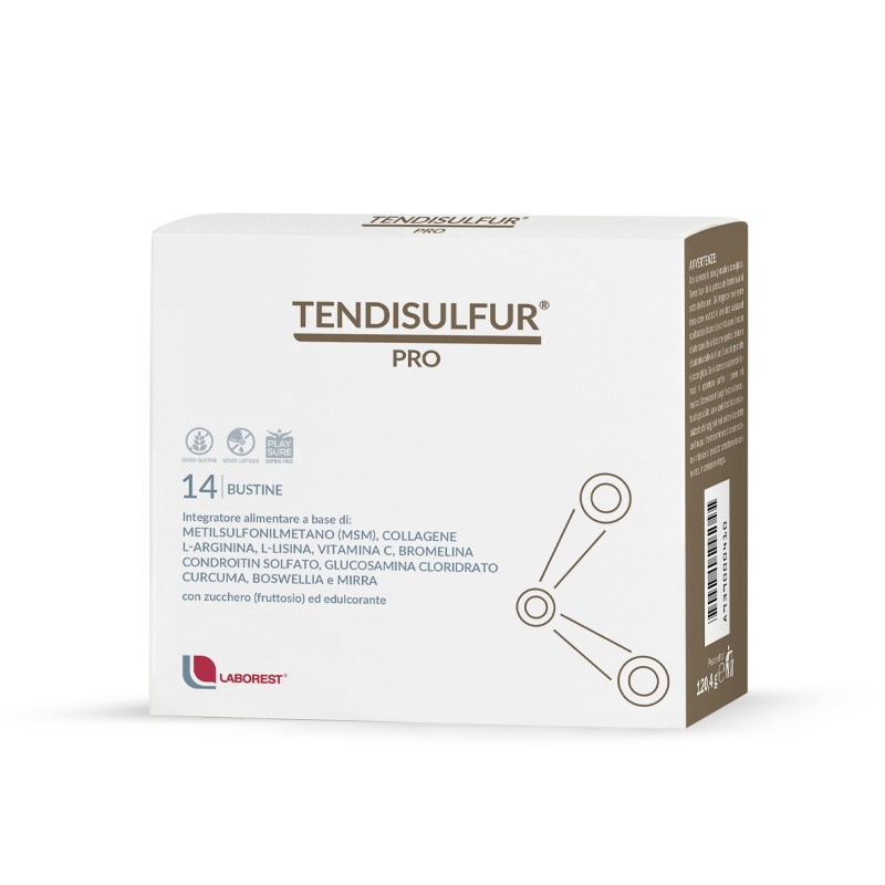 LABOREST Tendisulfur Pro 14 bustine - Integratore per i tendini - Foto 1 di 1