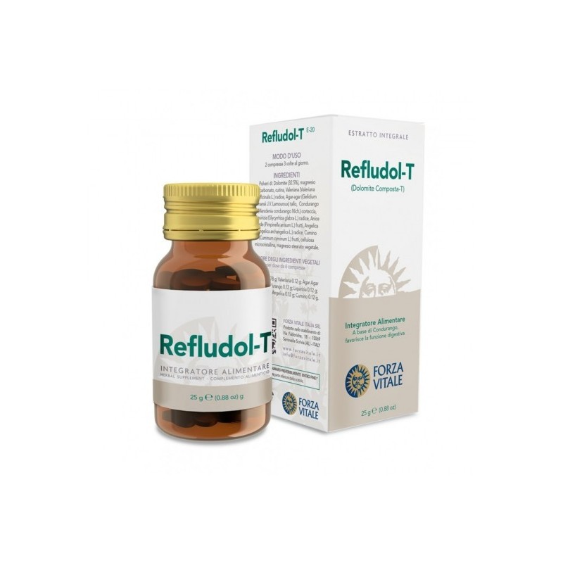 FORZA VITALE Refludol-T 60 compresse - Integratore per il benessere intestinale
