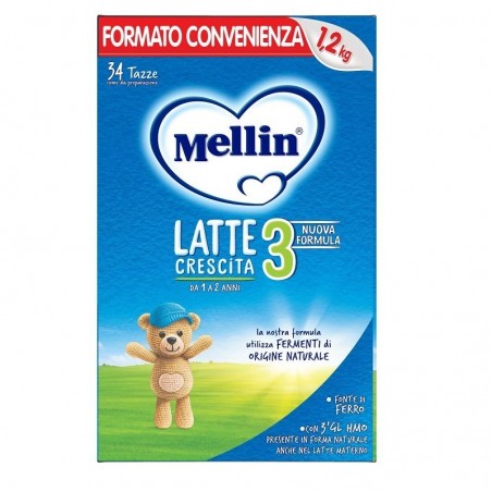 MELLIN - 3 - Latte Di Crescita In Polvere 1200 g