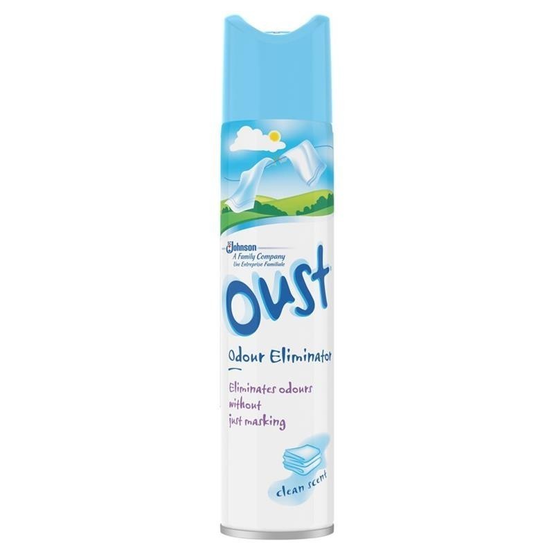 Oust Elimina Odori, Assorbiodori Spray, Efficace Contro gli Odori Forti, 1  Confezione da 300 ml : : Salute e cura della persona
