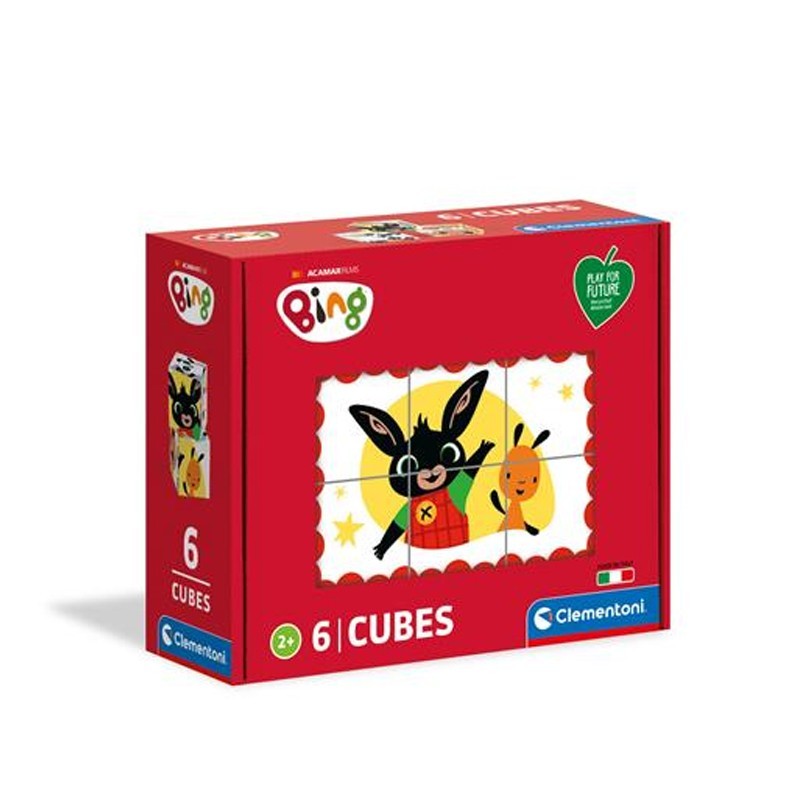 CLEMENTONI Bing - Puzzle 6 cubi