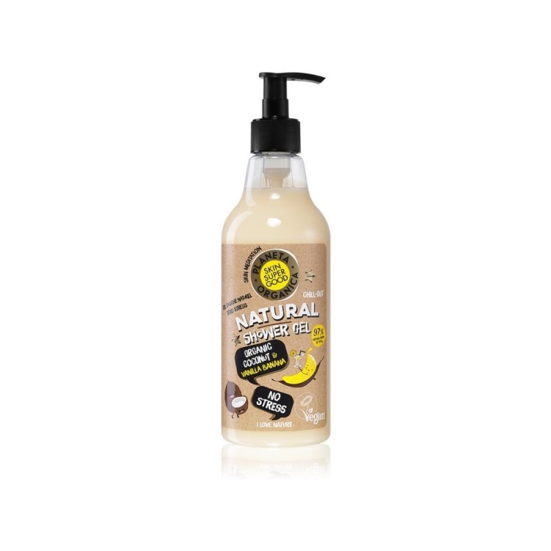 PLANETA ORGANICA No Stress gel doccia con cocco e vanilla banana 500 ml