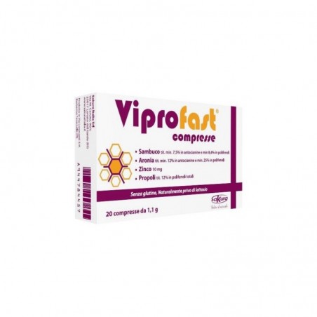 SAKURA ITALIA - Viprofast 20 compresse - Integratore per le vie respiratorie