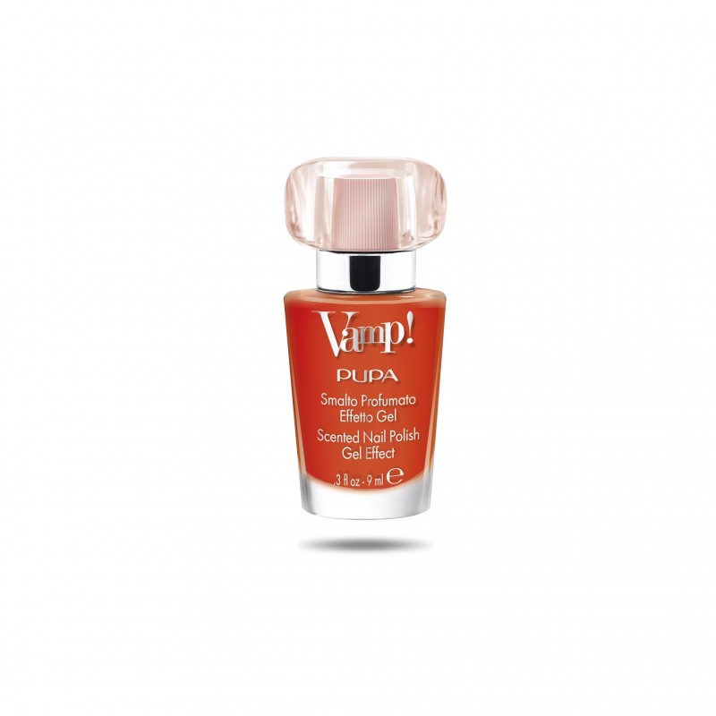 PUPA Vamp! - Pink fragrance gel effect Nail polish N. 111 Radiant Coral
