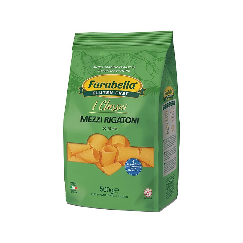 FARABELLA Mezzi Rigatoni - Pasta senza glutine 500 G