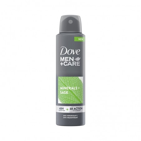 DOVE - Man+Care Minerals + Sage - Deodorante spray per uomo 150 ml