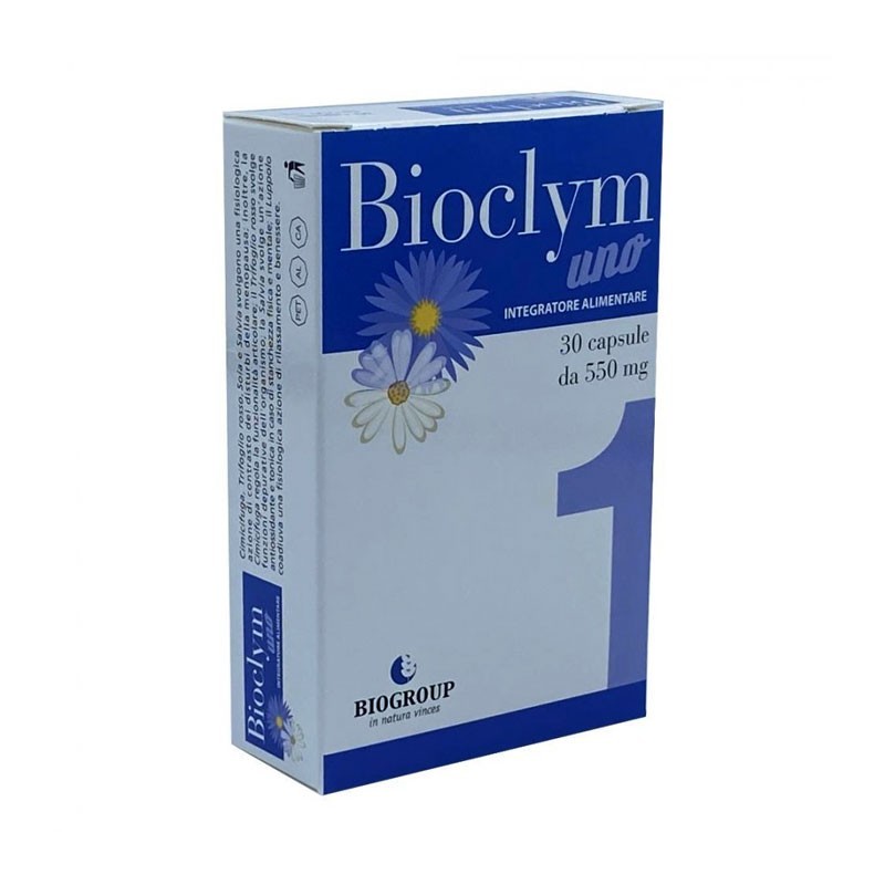 BIOGROUP Bioclym Uno 30 Capsule - Integratore per la menopausa