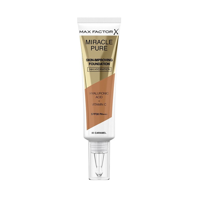 MAX FACTOR Miracle Pure SPF30 - Skin-Improving foundation n. 85 Caramel