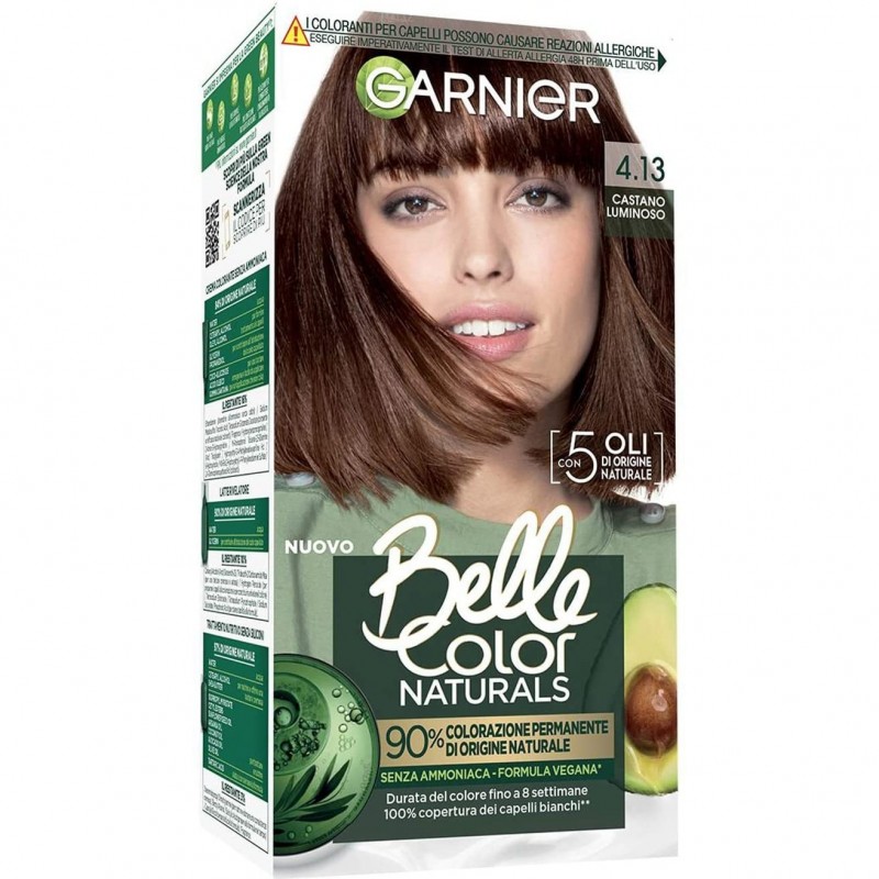 GARNIER Belle Color Naturals - tinta per capelli N. 4.13 castano luminoso