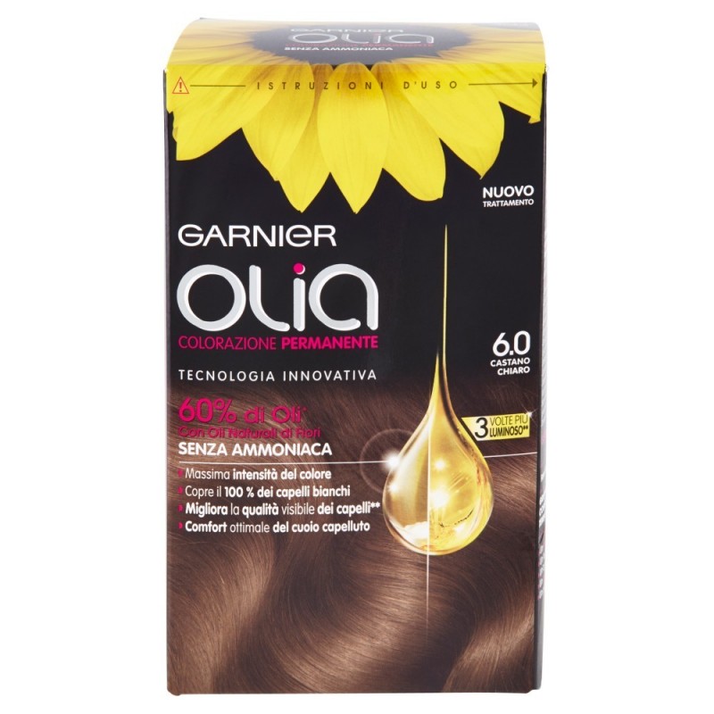 GARNIER Olia - ammonia free hair dye N. 6.0 Light brown