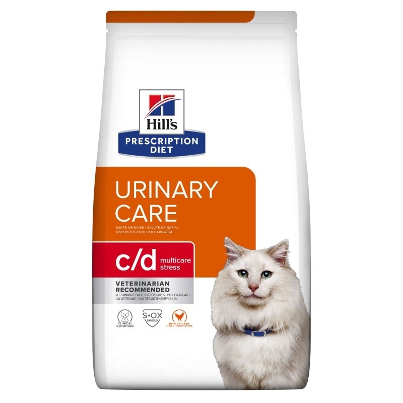 HILL S Prescription Diet Feline C/D Urinary Stress Chicken 8 kg