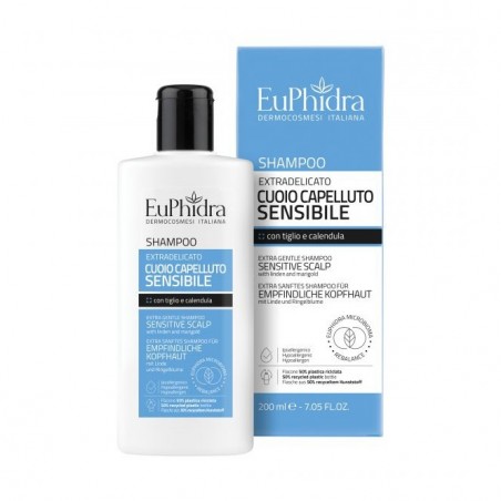 EUPHIDRA - Shampoo cuoio capelluto sensibile uso frequente 200 ml