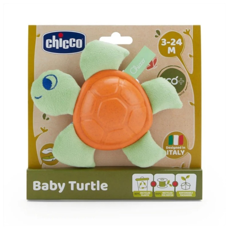 CHICCO Eco+ Baby Turtle - Toy For Baby