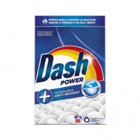 DASH - Tecnologia Anti-Residui - Detersivo In Polvere Per Lavatrice 4,3 Kg