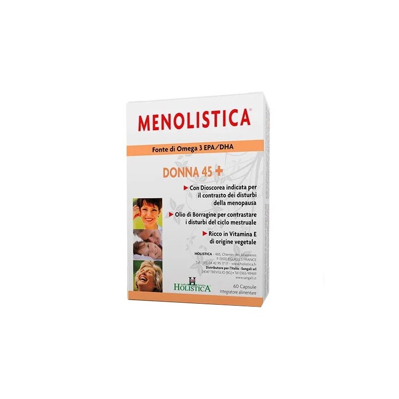 HOLISTICA Menolistica Donna45+ - Women\'s Health Supplement 60 Capsule