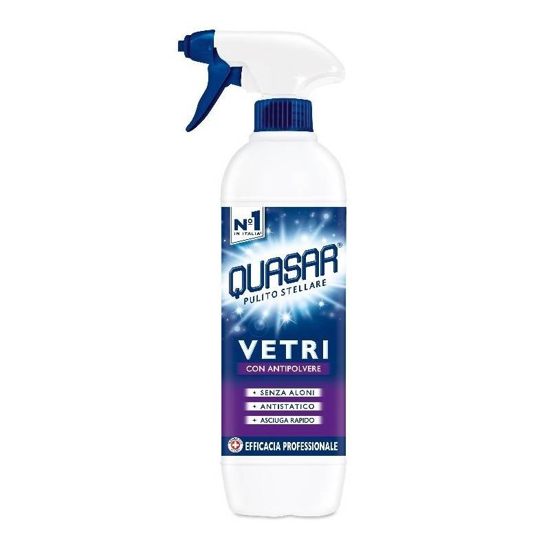 QUASAR DETERGENTE VETRI ANTIPOLVERE 650ML