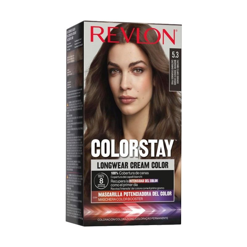REVLON Colorstay Longwear Cream Color - Colorazione n.5.3 Castano Medio Dorato